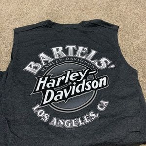 Mens Los Angeles CA Harley Sleeveless T-Shirt Size Medium